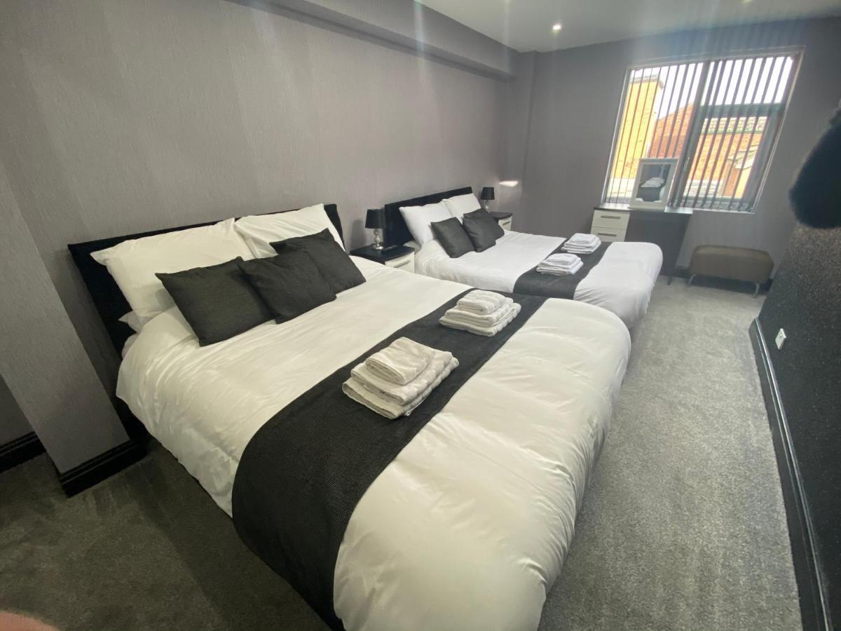 Boutique Blackpool 2 Bed Grey Apartment Sleeps 10 Exterior foto