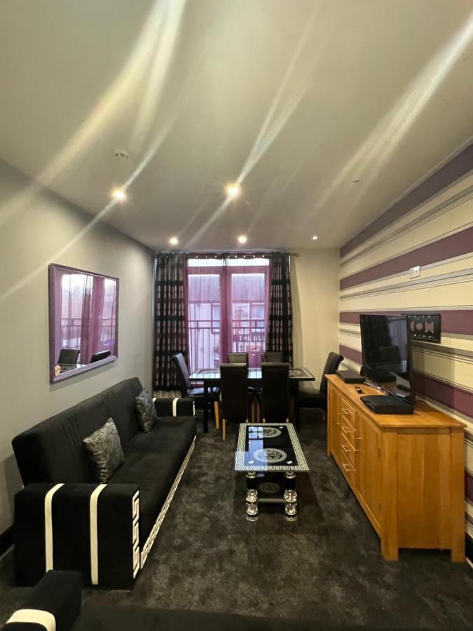 Boutique Blackpool 2 Bed Grey Apartment Sleeps 10 Exterior foto